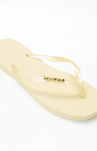 Havaianas Women's Slim Square Metallic Sandals