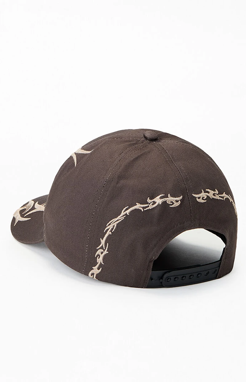 Pacsun Charcoal Ascend Tribal 1 Snapback Hat