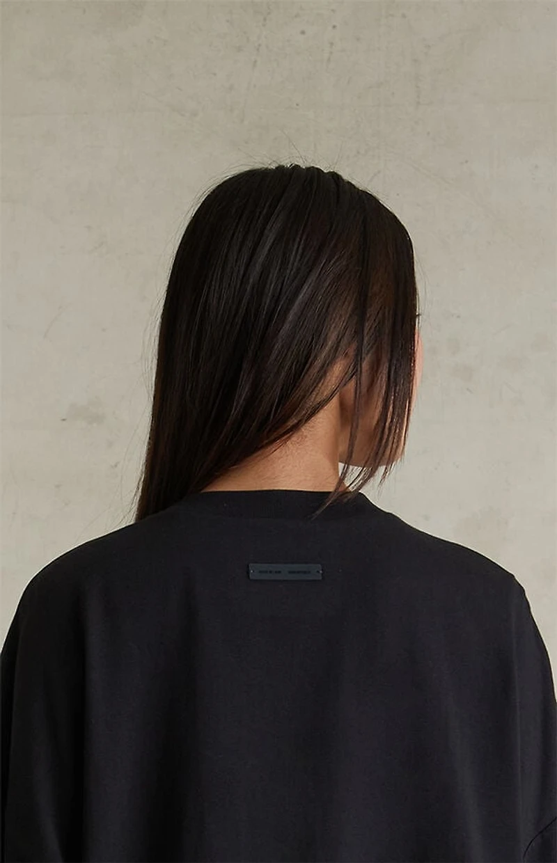 Fear of God ESSENTIALS Women's Jet Black Boxy T-Shirt