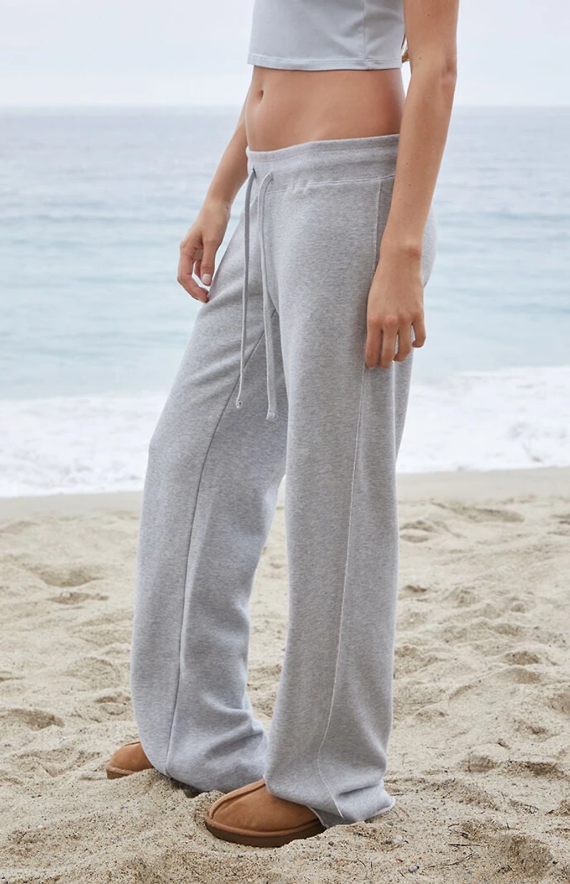 John Galt Silver Hilary Soft Baggy Sweatpants