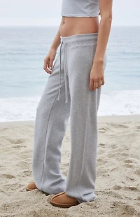 John Galt Silver Hilary Soft Baggy Sweatpants