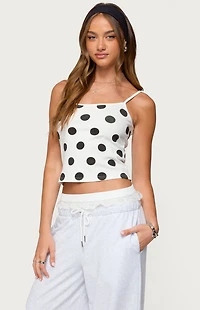 Edikted Lynne Polka Dot Tank Top