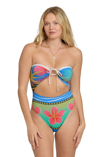 Billabong Printed Andrew One Piece Swimsuit