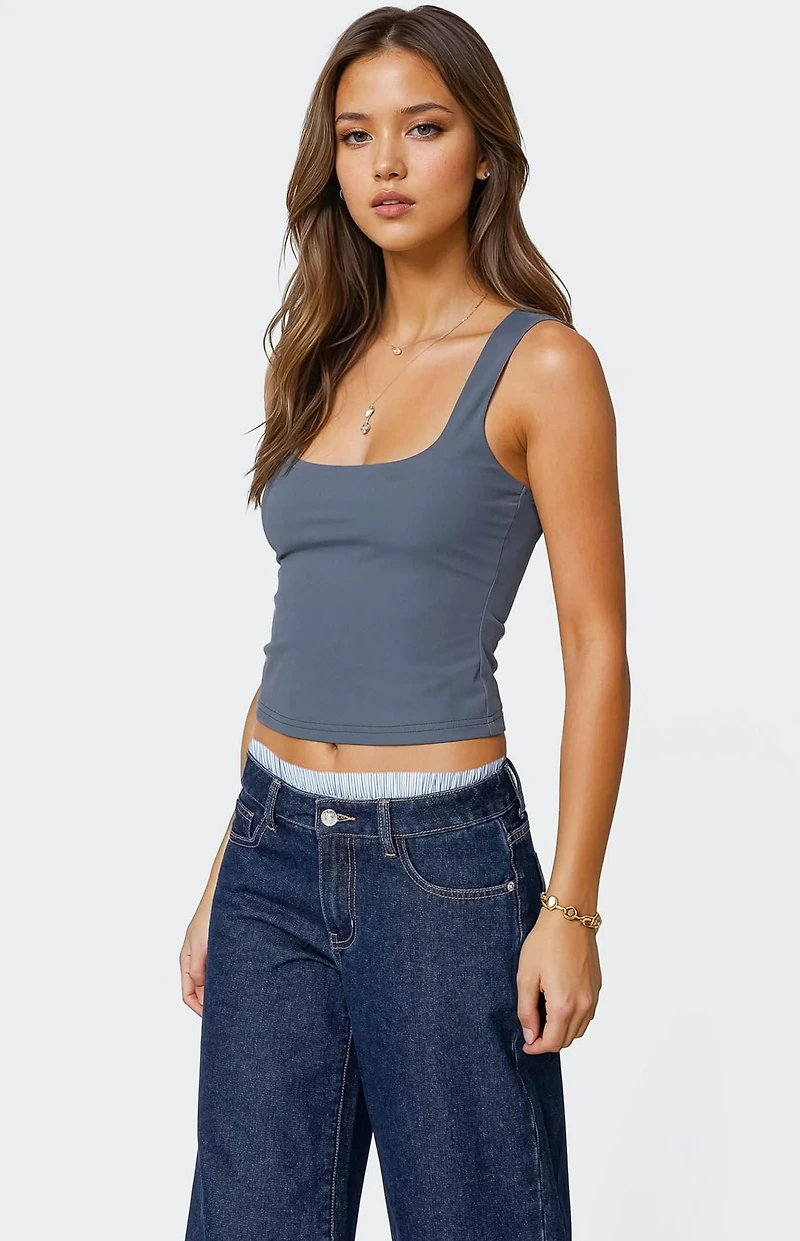 Edikted Essy Square Neck Top