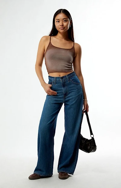 Levi's Medium Indigo Cinch Baggy Jeans