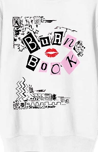 Mean Girls Burn Book Crew Neck Sweatshirt