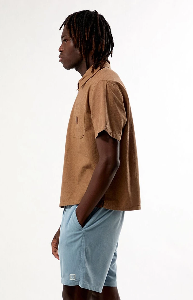 Brixton Brakeman Quater Zip Shirt