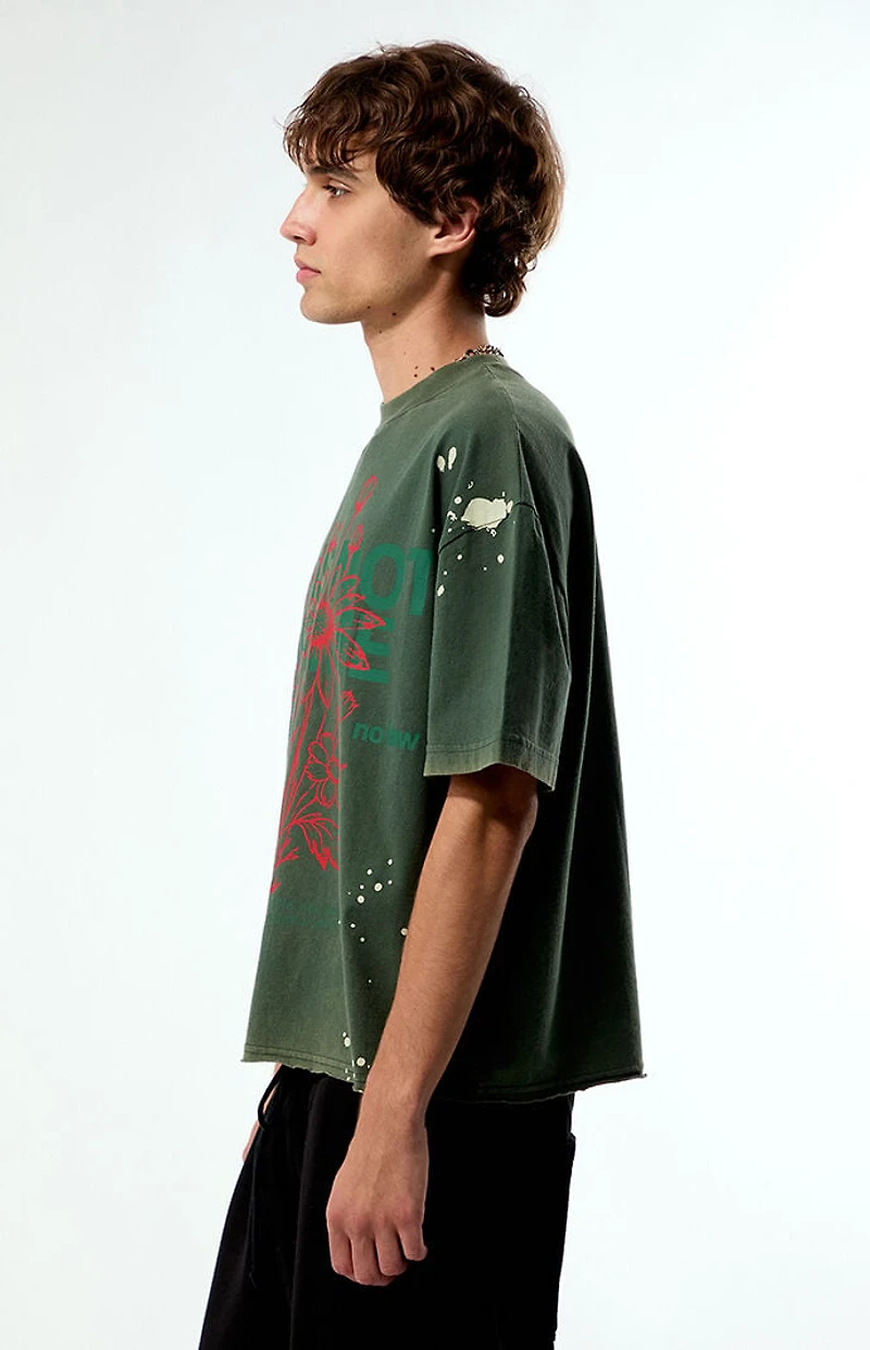 Pacsun Art Is Not a Crime Cropped Boxy T-Shirt