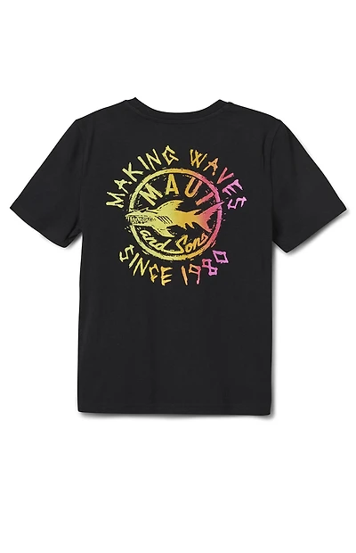 Maui & Sons Kids Wave Maker Boys Short Sleeve T-Shirt