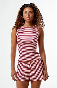 WEWOREWHAT Striped Muscle Tank Top