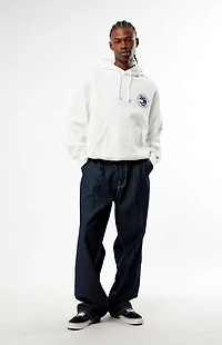 Guess Jeans Dark Blue Pinstripe Baggy