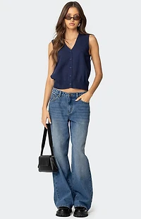 Edikted NYC Washed Low Rise Jeans