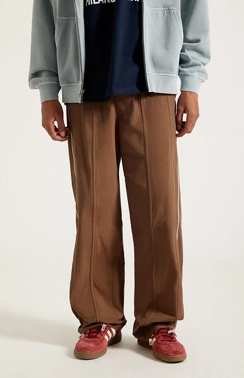 Pacsun Brown Bolton Baggy Track Pants