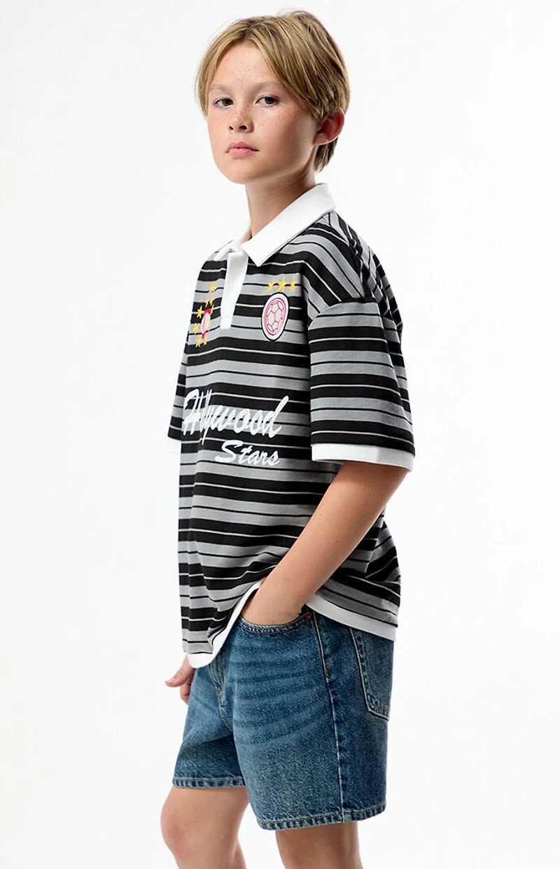 Pacsun Kids Baggy Denim Shorts Medium Blue Tint