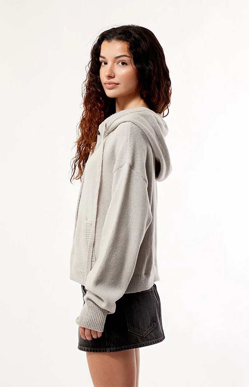 Your Favorite Karoline Hooded Button Down Cardigan