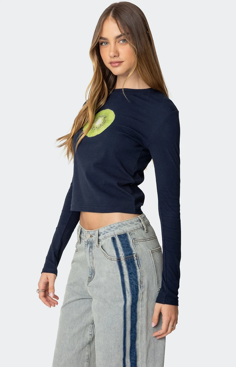 Edikted Kiwi Long Sleeve Top