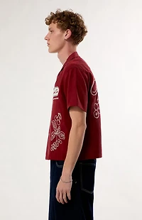 Pacsun Red Cherry Sweet Core Camp Shirt