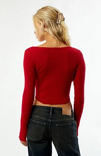 Your Favorite Woodland V-Neck Sweater