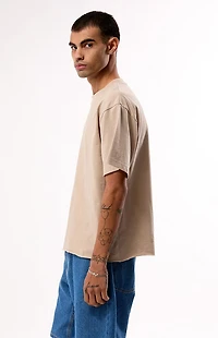 Pacsun Tan Premium Cropped T-Shirt