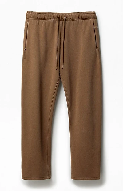 A.R.C. Active Brown Heavyweight Fleece Baggy Sweatpants