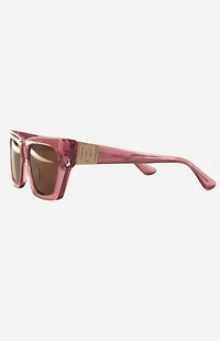 INDY Sunglasses Uptown Blush Square Sunglasses