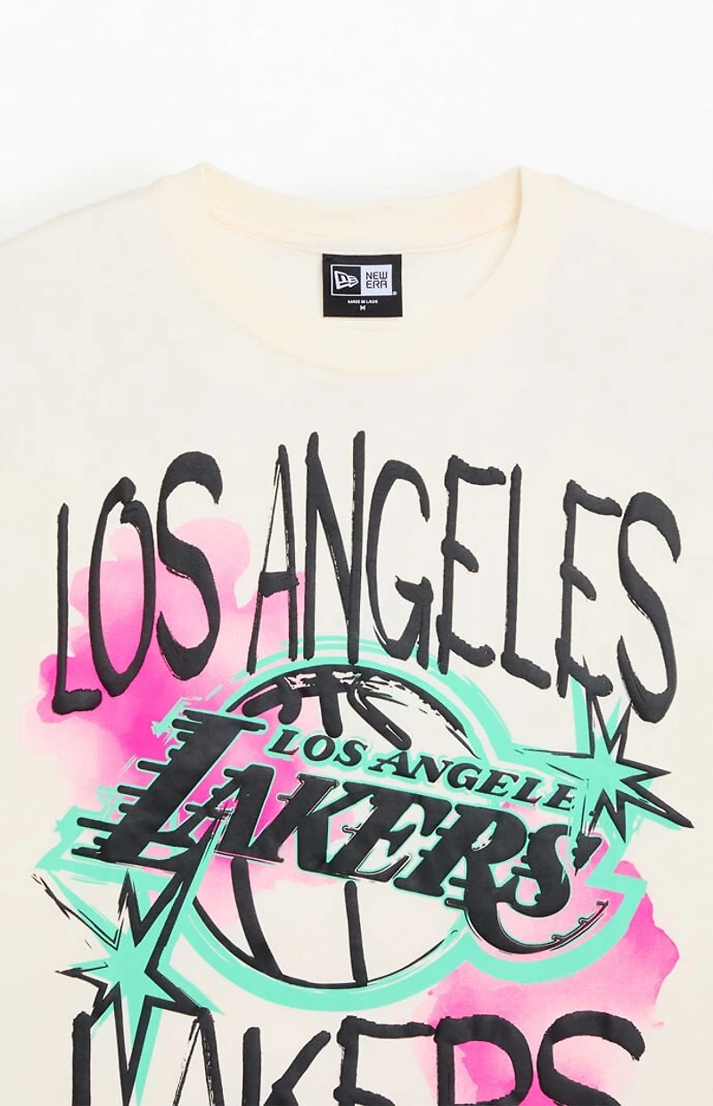 New Era LA Lakers Watercolor T-Shirt