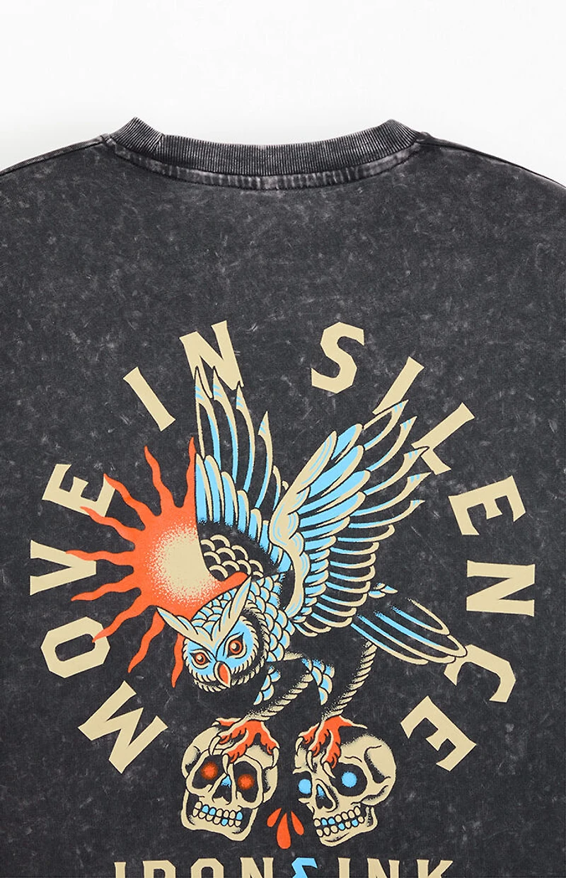 Iron & Ink Move Silence Boxy Oversized T-Shirt