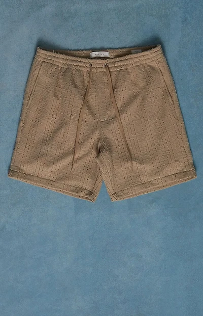 Pacsun Brown Textured Linen Shorts