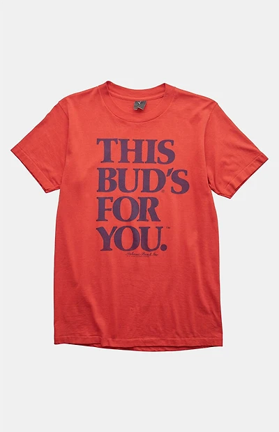 PS VINTAGE 90s This Bud's For You Graphic T-Shirt