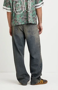 Pacsun Dylan Baggy Jeans Dark Blue Tinted
