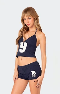 Edikted Jordan V Neck Halter Top