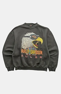 PS VINTAGE '90s Harley Davidson Charcoal Crew Neck Sweatshirt