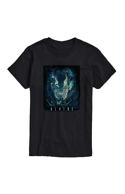 Hybrid Apparel Aliens Xenomorph Heads Up Display T-Shirt