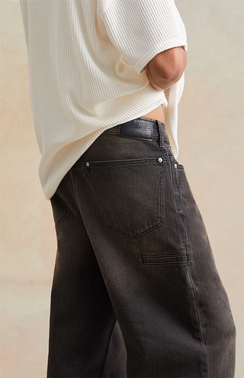 RARE DNM EDIT Black Ball Chain Extreme Baggy Jeans