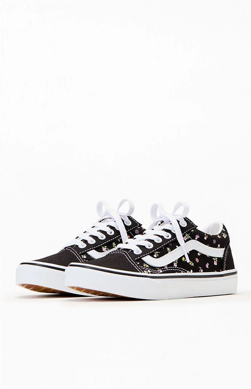 Vans Kids Canvas Floral Old Skool Shoes