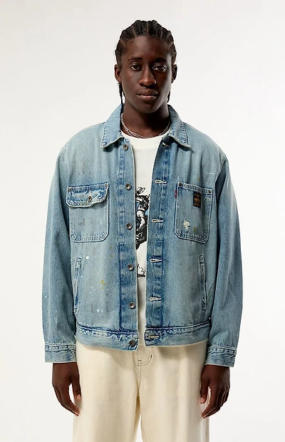 Levi's Men's Sunrise Trucker Jacket - Diving Ducks Distressed