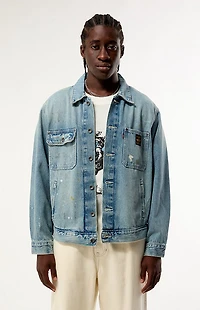 Levi's Men's Sunrise Trucker Jacket - Diving Ducks Distressed