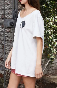 John Galt Surf Hawaii Oversized Off The-Shoulder T-Shirt