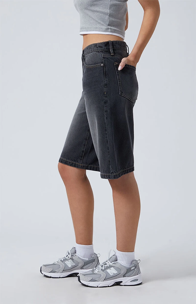 Pacsun Black Extreme Jorts