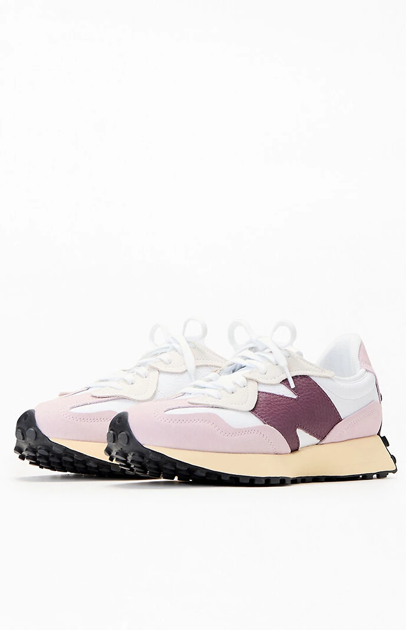 New Balance Pink & Purple 327 Sneakers