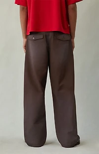 Pacsun Chino Pants Baggy Brown Pigment