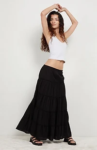 Your Favorite Tiered Maxi Skirt