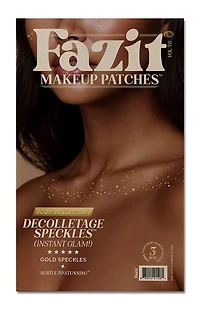 FAZIT BEAUTY Gold Decolletage Glitter Makeup Patches