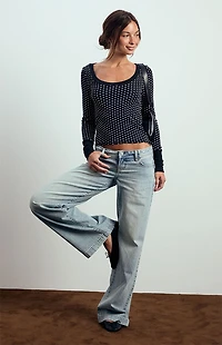 Beverly and Beck Lily Long Sleeve Top