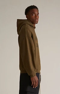 Fear of God ESSENTIALS Olive Fleece Hoodie
