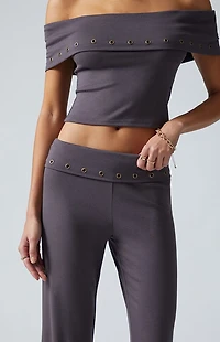 Third Charm Grommet Lounge Pants