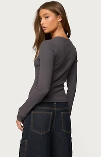 Edikted Essential Ribbed T-Shirt