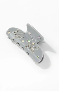 LA Hearts Butterfly Rhinestone Hair Claw Clip