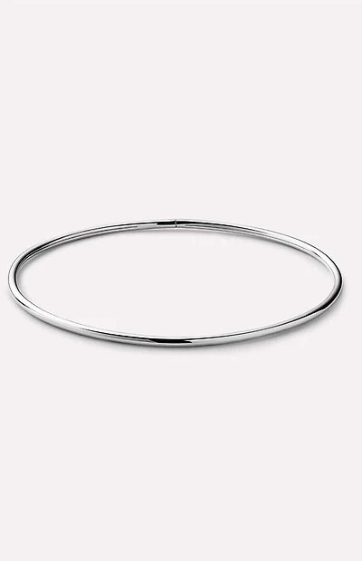 Ana Luisa Carter 2mm Silver Bangle Bracelet