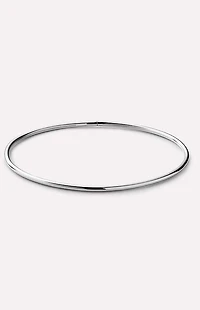 Ana Luisa Carter 2mm Silver Bangle Bracelet